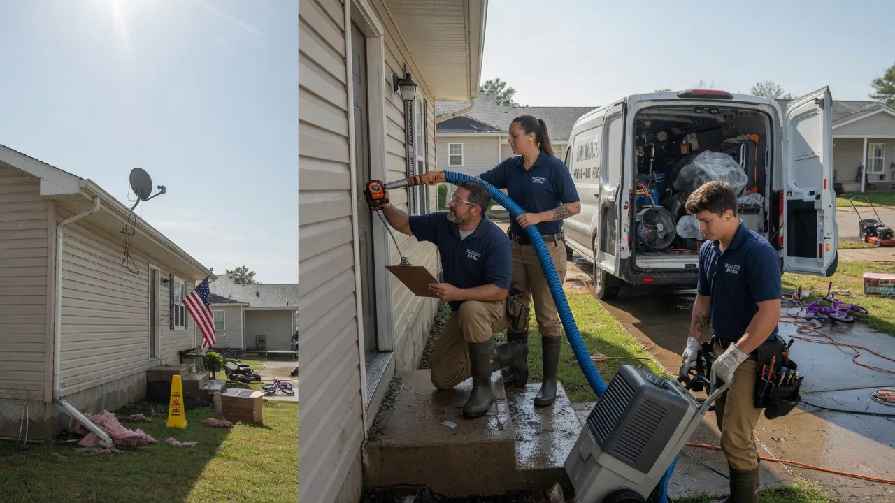 Ceiling Water Damage Restoration in Scotts Hill, TN near me